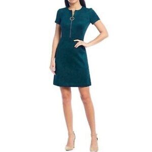 Calvin Klein Green Suede Dress size 12